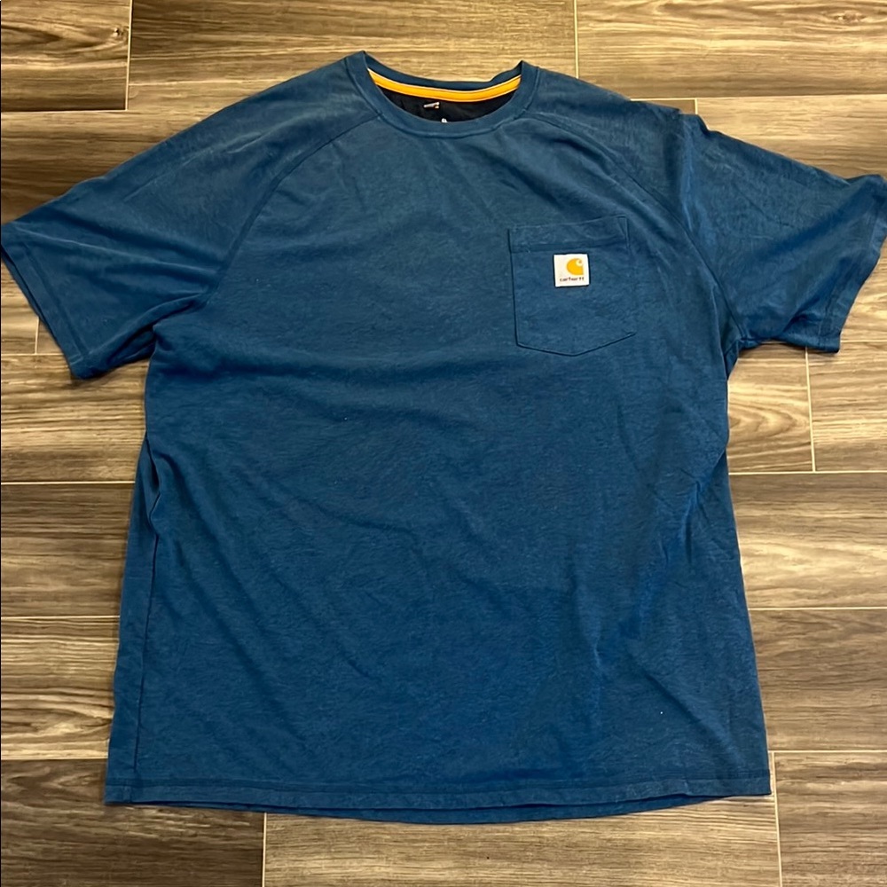 Carhartt Men's Blue Pocket T-Shirt size XL